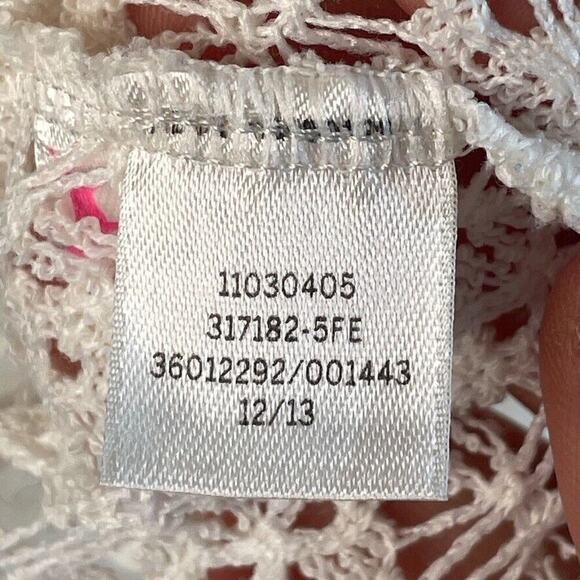 Victoria's Secret PINK Women's Racerback Open-Knit Crochet Cami Tank Top Sz M/L - Picture 11 of 11